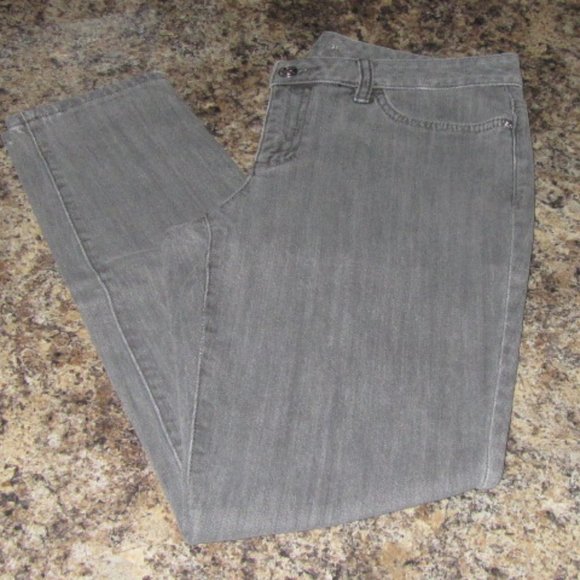Michael Kors Denim - Women's Michael Kors Gray Skinny Jeans Size 6 EUC